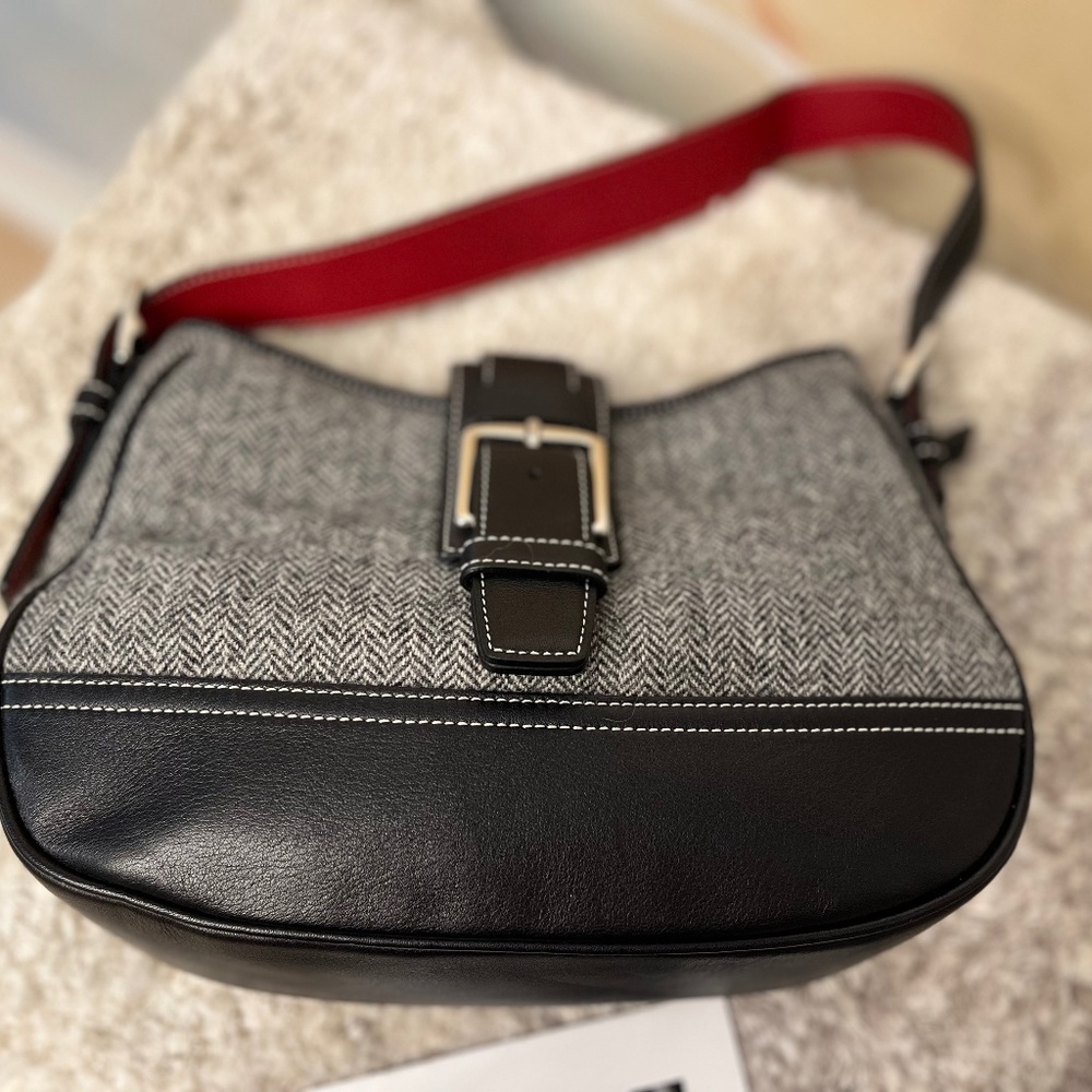 NWOT Vintage COACH leather and wool